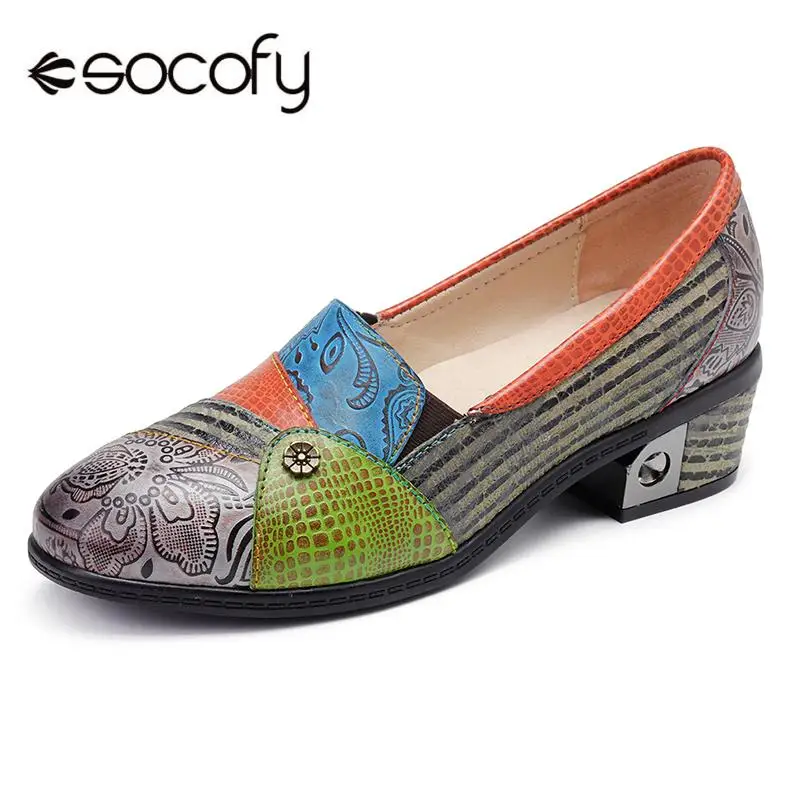 SOCOFY خمر الملونة جلد طبيعي الربط الأسود المشارب مرونة الانزلاق على مضخات الربيع البوهيمي نمط أكسفورد أحذية السيدات SOCOFY خمر الملونة جلد طبيعي الربط الأسود المشارب مرونة الانزلاق على مضخات الربيع البوهيمي نمط أكسفورد أحذية السيدات