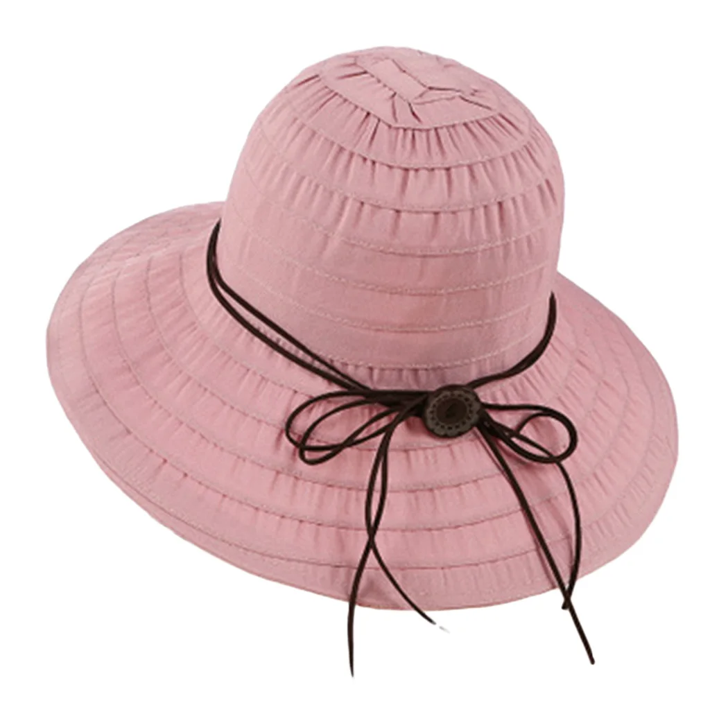 Liva Girl брендовые модные пляжные шляпы от солнца Летние Женские однотонные Складная Панама уличные широкие с мягкими полями шляпы для рыбалки