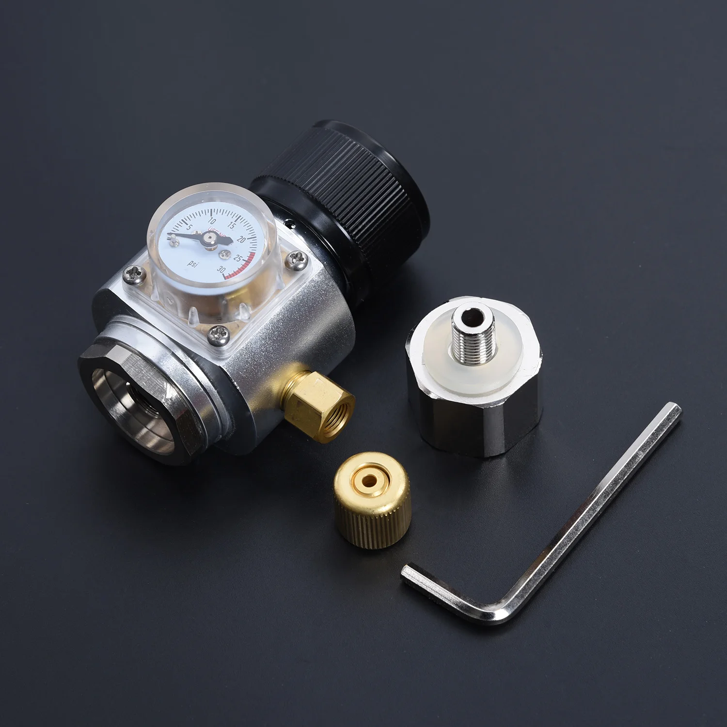 

CO2 Charger Regulator+Adapter Kit For Soda Stream Cylinder Draft Beer Homebrew