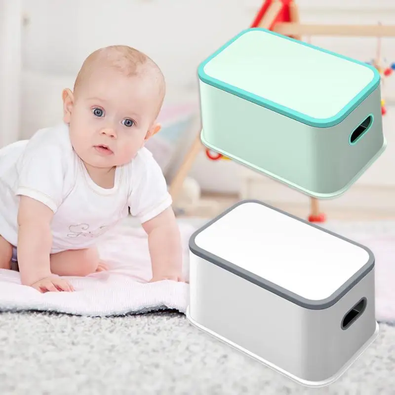 

Kids Plastic Multifunction Footstool Baby Toilet Training Anti-skid Anti-Wear Stool Plastic Chair Small Stool
