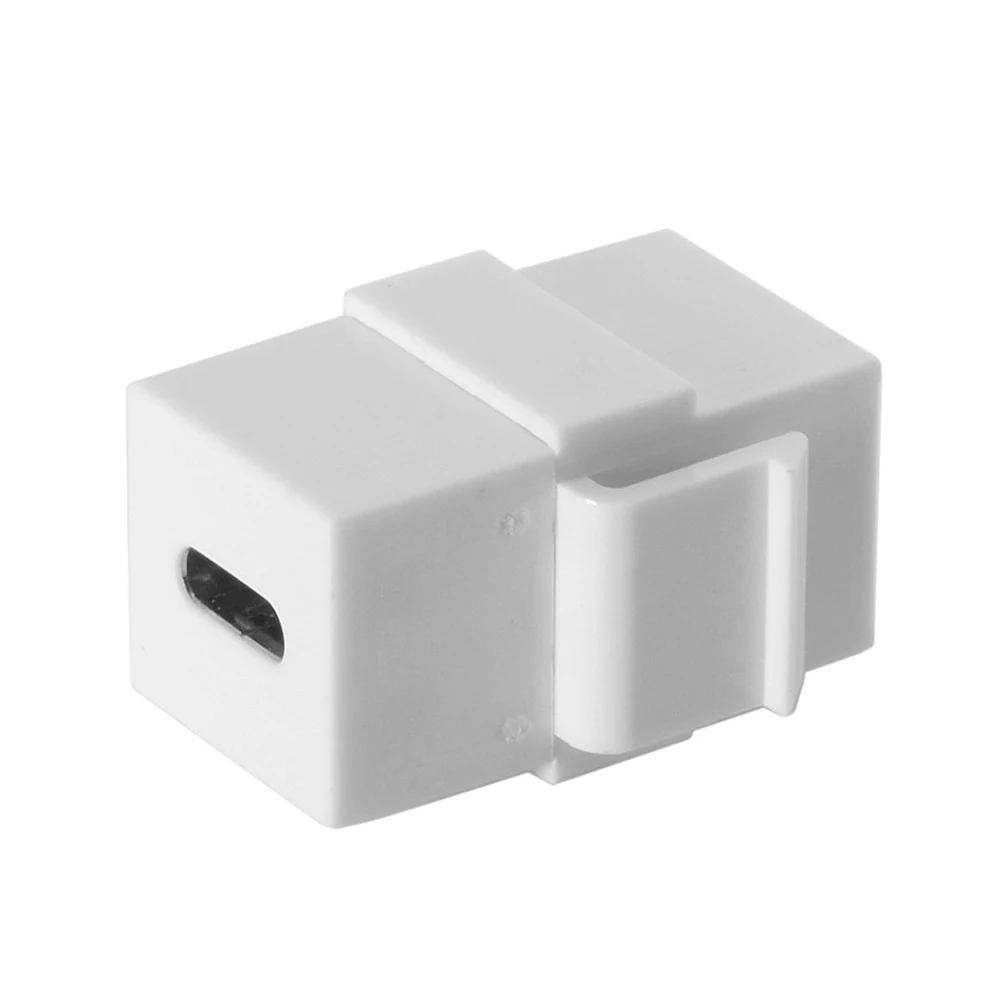 USB C Keystone Jack (2 Pack) 3 1 Type коннектор Insert Female для розетки панели белый| |