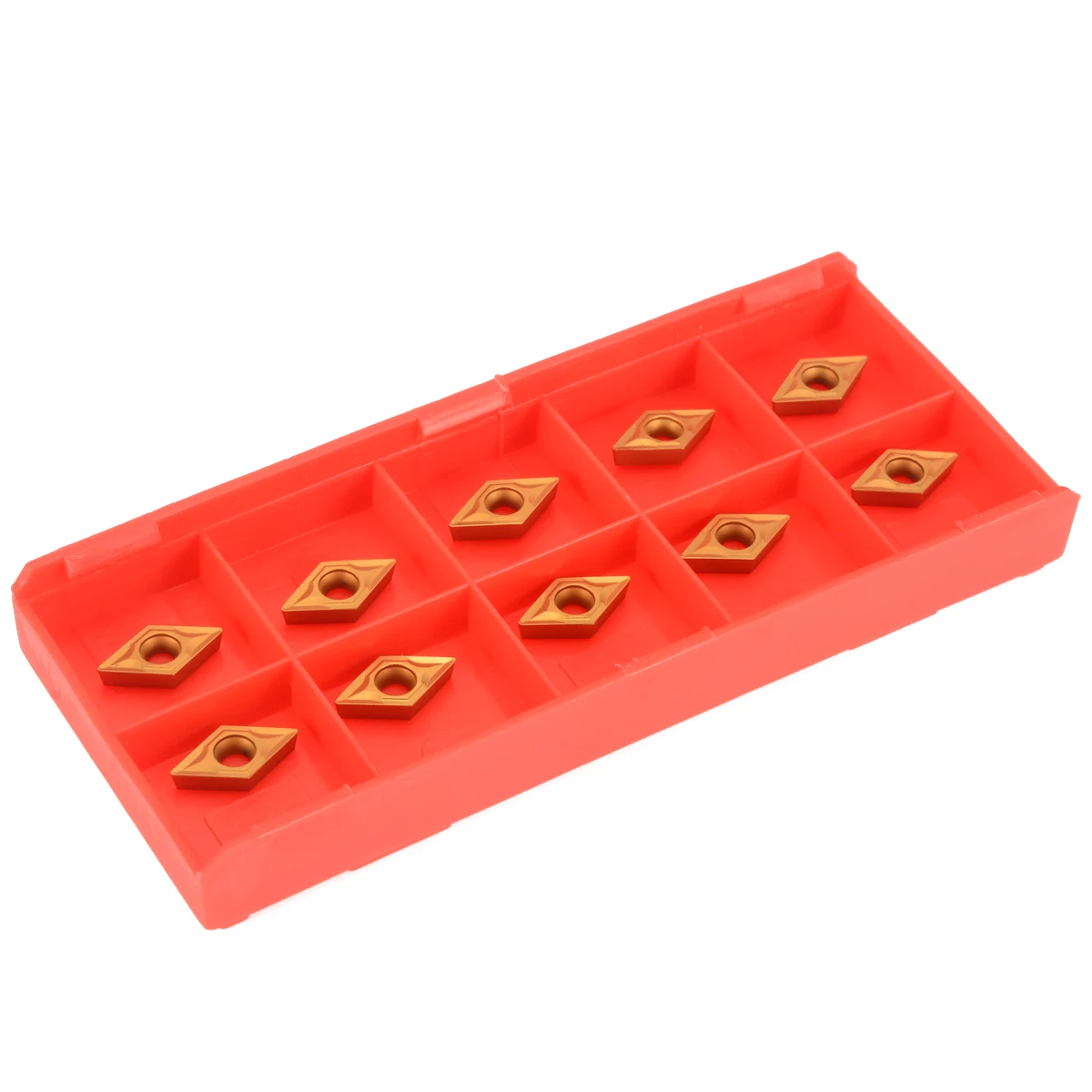

10pcs/Box Carbide Blades DCMT070204 US735 DCMT21.51 Inserts Durable Cutter for CNC Lathe Turning Tool Boring Bar