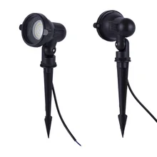 5 Вт GU10 открытый светодиодный сад газон лампы 220 110 V 12 V светодиодный Спайк сад света путь озеленение освещение Spotlight с GU10 лампы