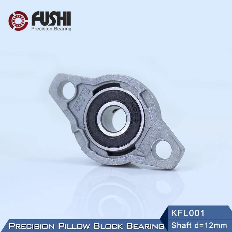 

KFL001 Bearing 12 mm Shaft Diameter ( 10 Pcs ) KFL Zinc Alloy Pillow Block Flange Block Bearings KFL001 FL001