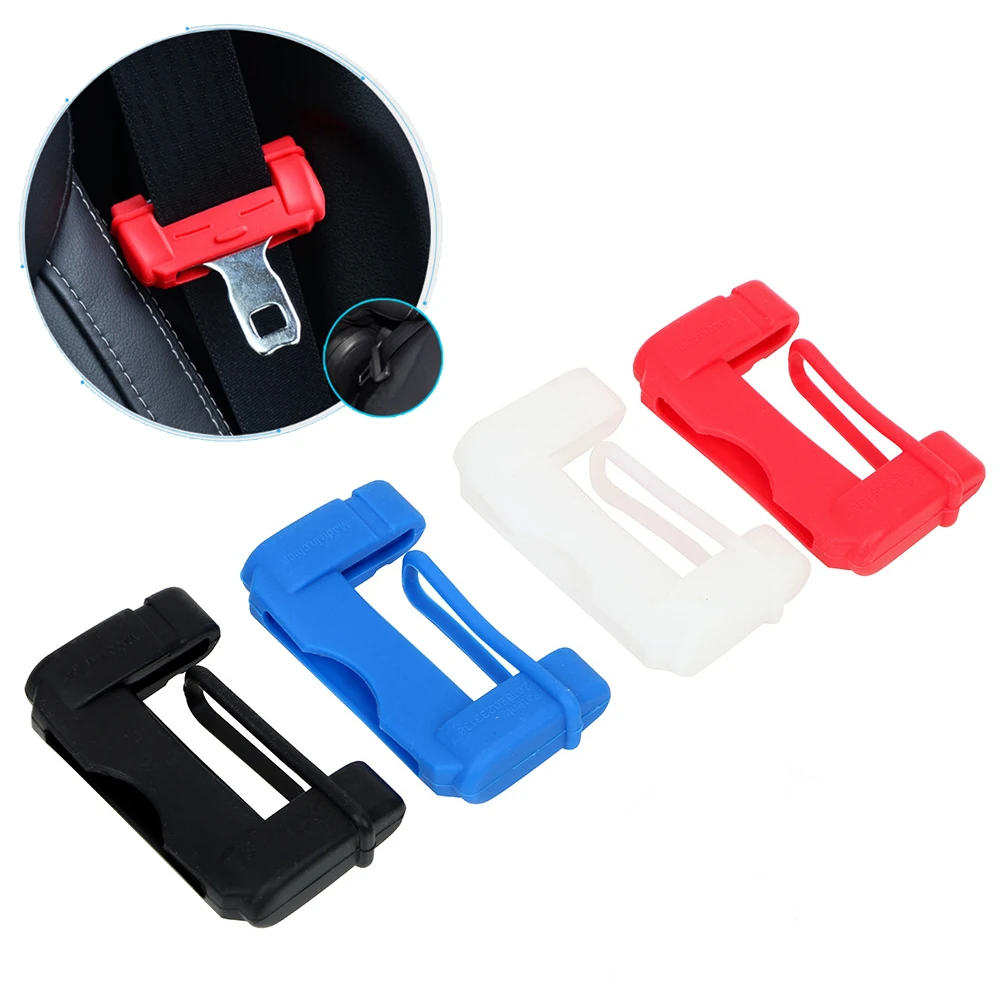 Buy 1 Piece Car Seat Belt Buckle Silicone Protector
