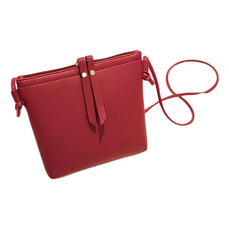 

Fashion Female Shoulder Bag Pu Leather Women Handbag Solid Tote Bag Crossbody Bags Leather Women Messenger Bag