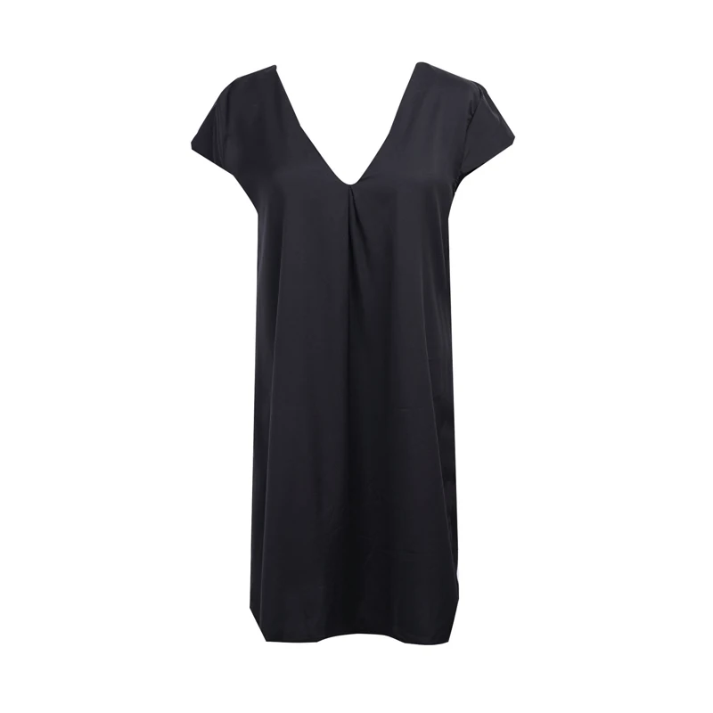 Women Fashion Casual Summer Dress 2 Style Deep V-Neck Solid Loose Slim Straight Mini Dress Outfit Everyday Size S-3XL Women Fashion Casual Summer Dress 2 Style Deep V-Neck Solid Loose Slim Straight Mini Dress Outfit Everyday Size S-3XL