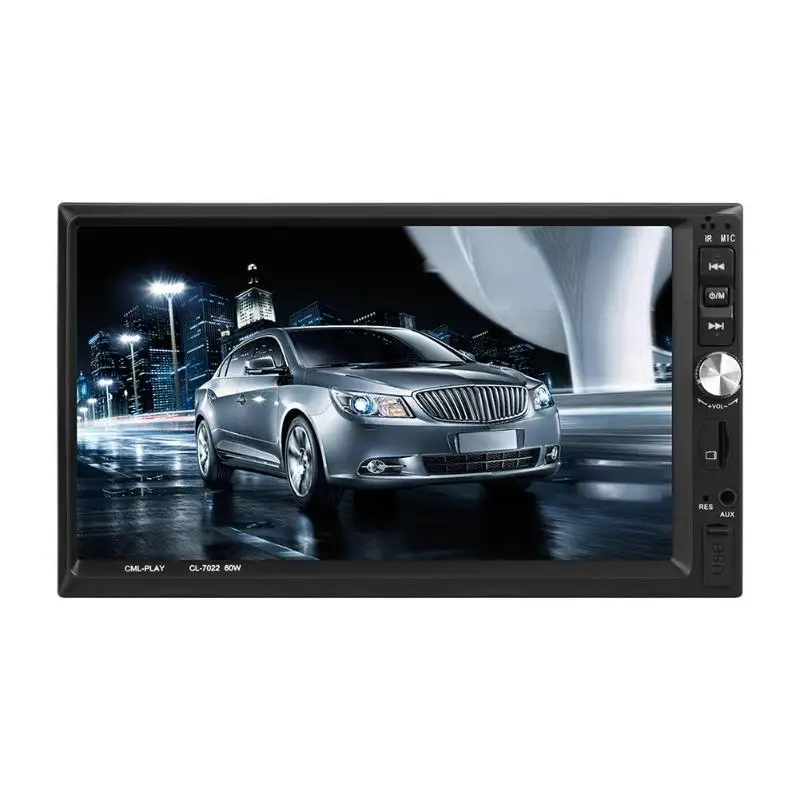 

VODOOL 7022B 2Din 7" Touch Screen 1024*600 Bluetooth Car Stereo MP5 Player FM Radio Media Player Support Reversing Image Display