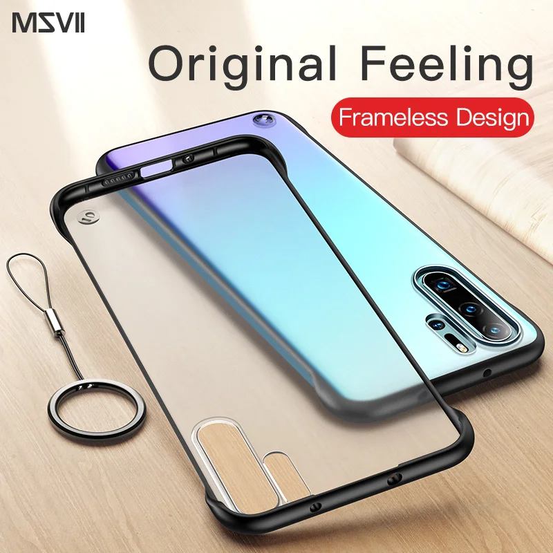 

Msvii Frameless Case For Huawei P30 Pro Case Transparent Coque For P30 Case Silicone For Huawei P 30 Funda Luxury Capa