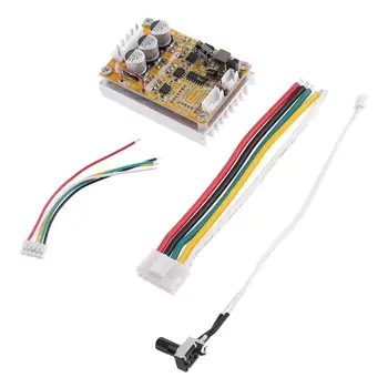 

5-36V 350W BLDC Three-Phase DC Brushless Sensorless Brushless Motor Speed Controller Driver Board Over Current Protection