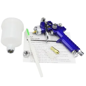

0.8mm/1.0mm Nozzle H-2000 Professional HVLP Spray Guns Mini Air Paint Spray Guns Airbrush For Painting Car Aerograph