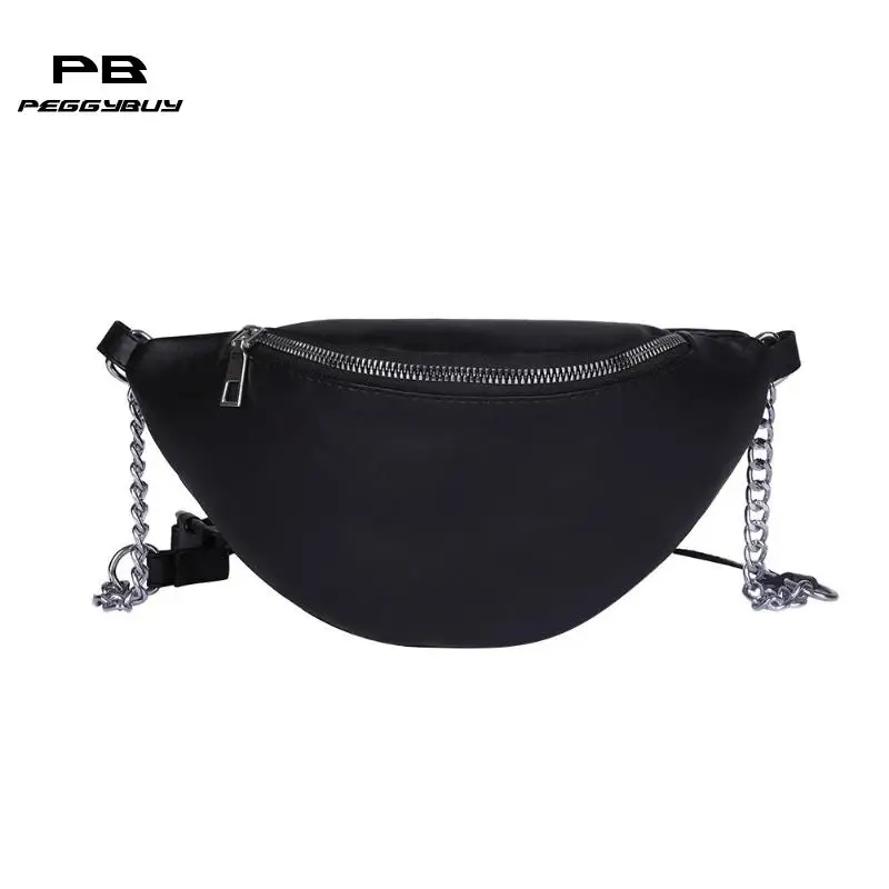 

Women Fanny Packs Chain Shoulder Leather Waist Bags Women Crossbody Walking Shopping Belt Bags sac a main femme heuptas feminina