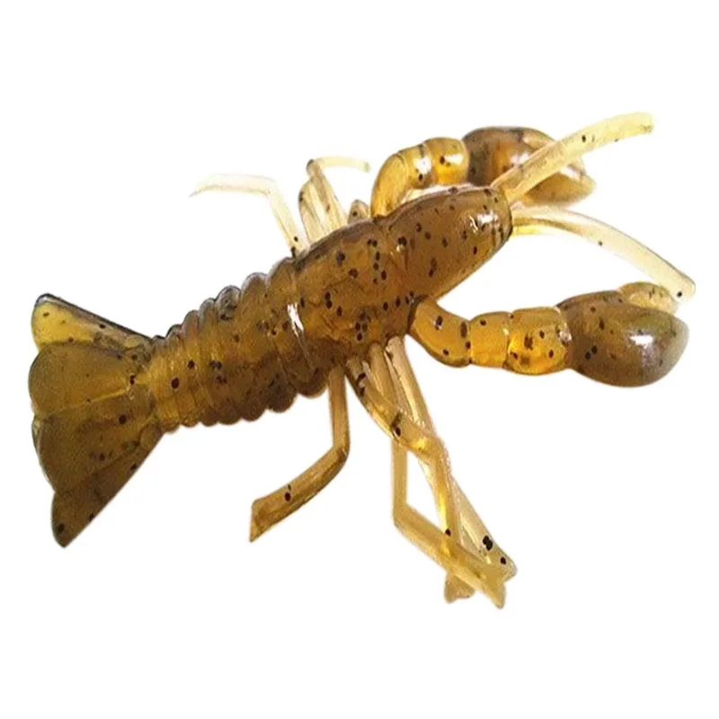 BMDT-100 pcs 6cm Shrimp Lifelike Crap Soft Bait Artificial Lure Fishing Tackle | Спорт и развлечения