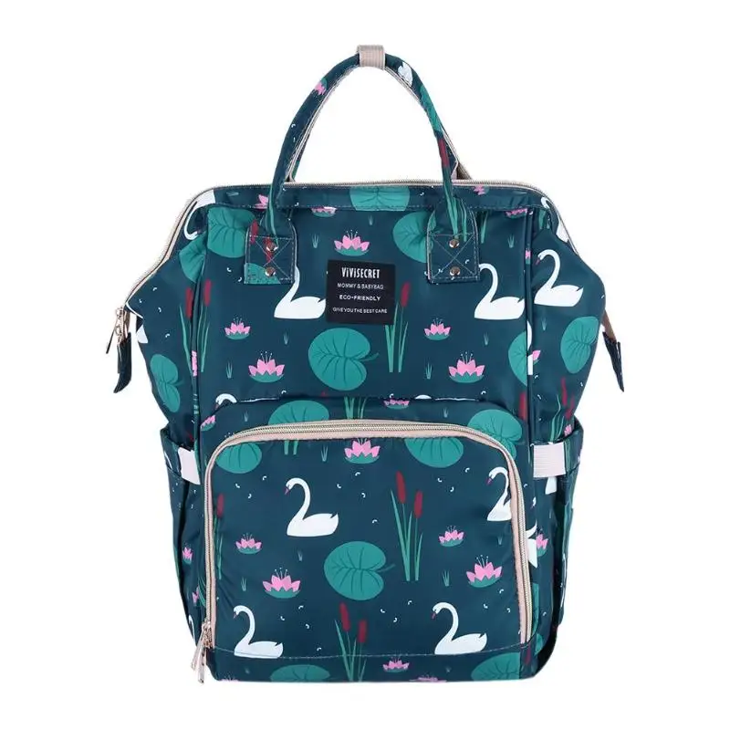 

Maternity Printed Waterproof Diaper Bag Large Capacity Travel Mummy Nursing Stroller Handbag Baby Care Nappy Backpacks
