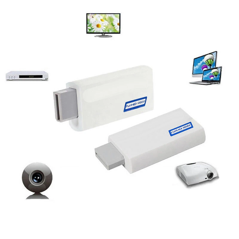 Переходник для аудио и видео формата HDMI 3 5 мм 1080P|Компьютерные кабели разъемы| |