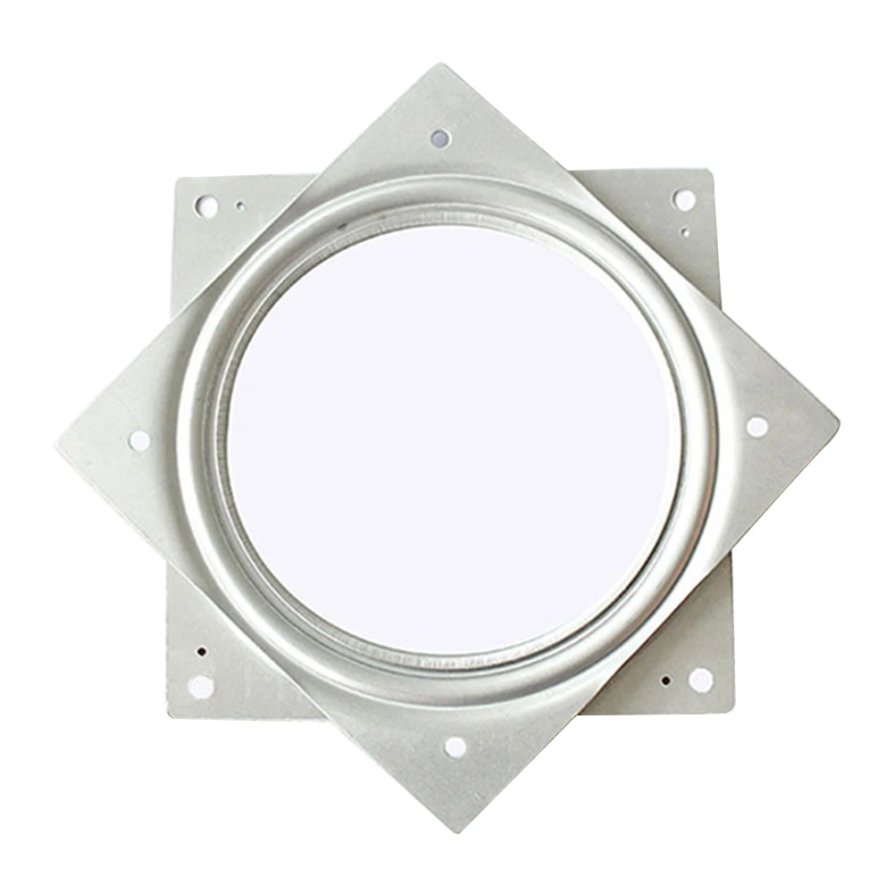 

Turntable Square Tool Hollow Ball Bearing Furniture Hardware 360 Degree Rotating Galvanized TV Rack Swivel Plate Display Hinge
