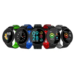 M11 Smartwatch 1,3 TFT Цвет сенсорный Экран IP67 Водонепроницаемый Смарт Часы Heart Rate крови Давление трекер сна Фитнес браслет