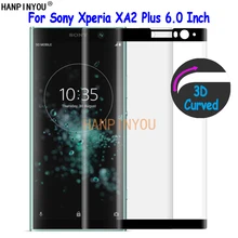 Для sony Xperia XA2 Plus H3413 H4413 6," 9 H ультра тонкий 3D изогнутый полный Чехол передняя закаленная Защитная стеклянная пленка для экрана