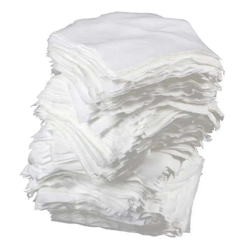 

Dust-free Cleanroom Wiper wiping cloth 4 inch x 4 inch 400 Pcs White