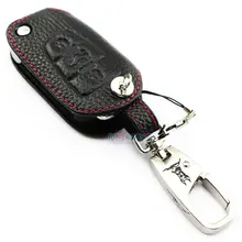Чехол для ключей из натуральной кожи для MG GT MG5 MG7 GS Флип брелок для ключей автомобильные аксессуары черный цвет