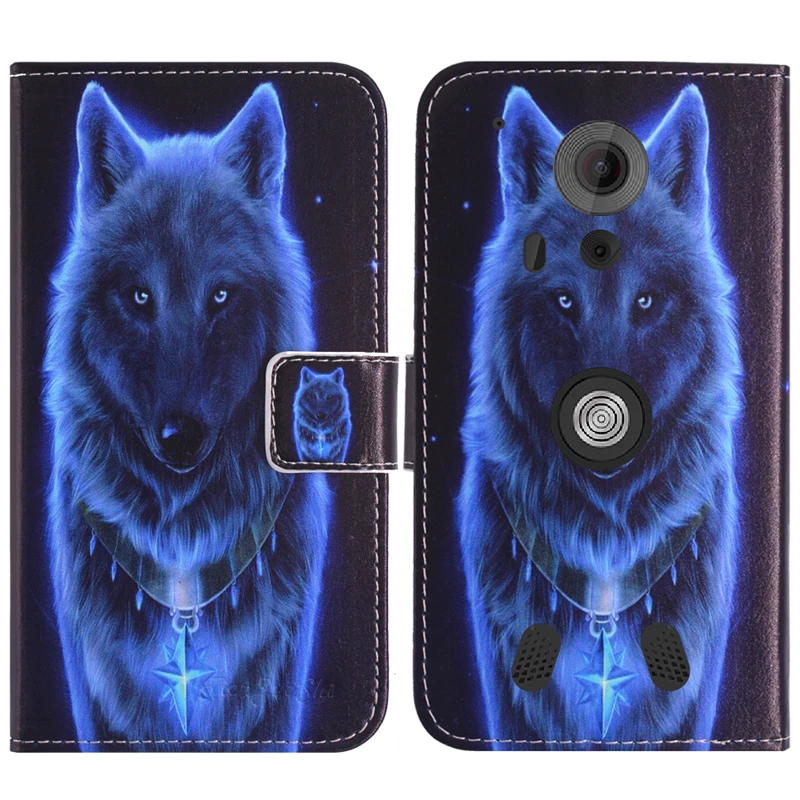 

TienJueShi Cute Cartoon Turn Protect Leather Cover Case For Crosscall trekker X4 5.5 inch Shell Wallet Etui Skin