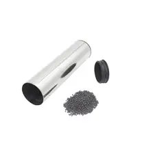 Agitateur de sable Orff Instrument à Percussion cylindre en acier inoxydable rythme Maracas métal Percussion à main