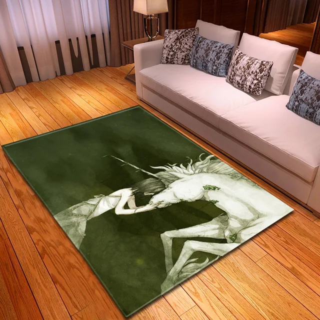 아이들의 상상력을 불러일으키고 놀이의 세계로 이끄는 다채로운 만화 놀이 카펫