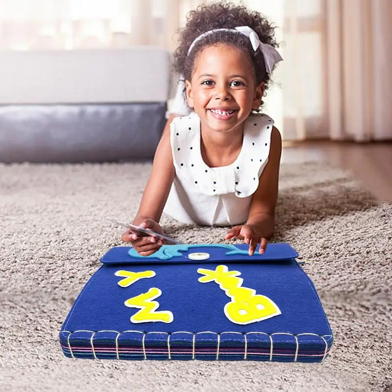 

3D Kid Cloth Book Non-Woven Panting Book Manual Intelligence Puzzle Children Toy Book Early Education Development Reading Book