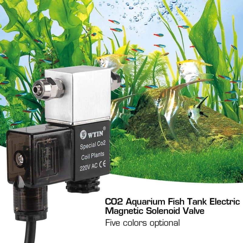 

Low Temperature CO2 Aquarium System Magnetic Solenoid Valve Regulator US/UK/EU