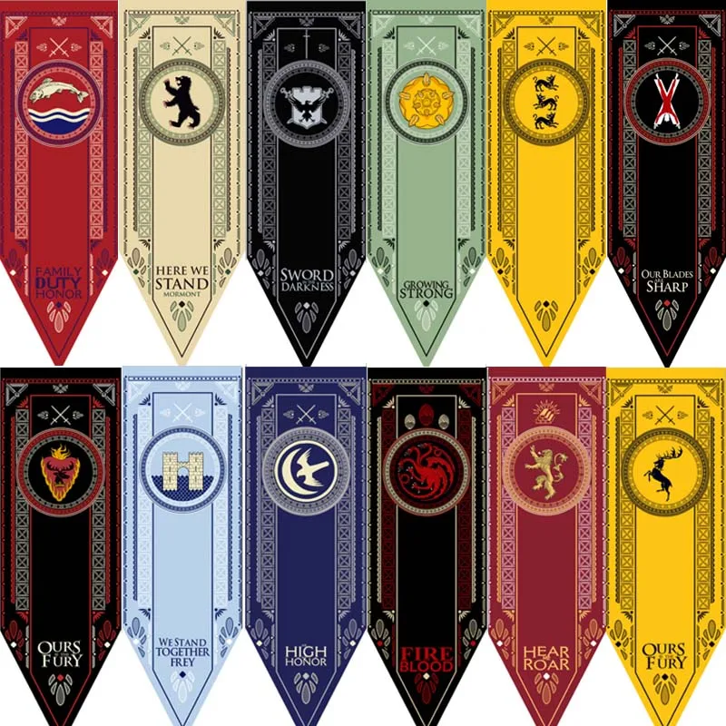 

Game Of rights Banner Flag Lannister Baratheon Home Decoration Bolton Flag Game Banner Martell Litari Decorative Banner