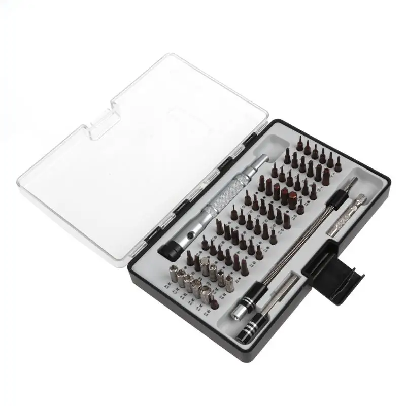 

64 in 1 Precision Screwdriver Set S2 Magnetic Screwdriver Opening Repair Maintenance Tools Kit for Phone Tablet Repair Tools