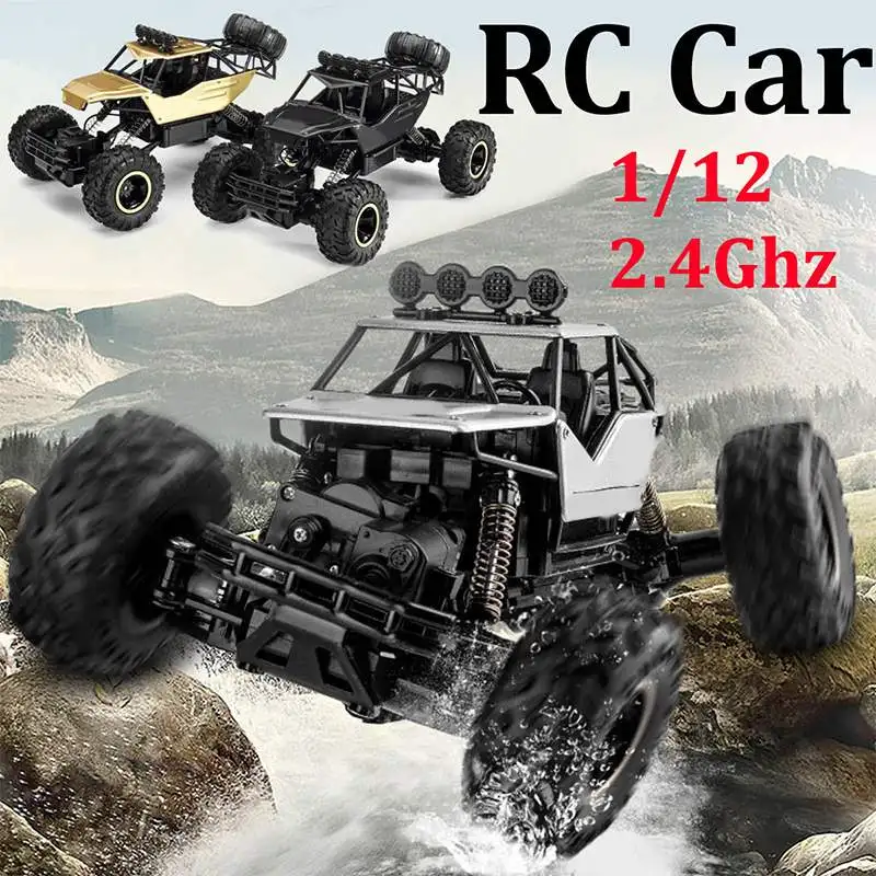

1:12 Scale 4 Wheel Driver Remote Control Car Toy Model 2.4Ghz RC Car 4WD Remote Control Vehicle Electric Car Buggy Off-Road Gift