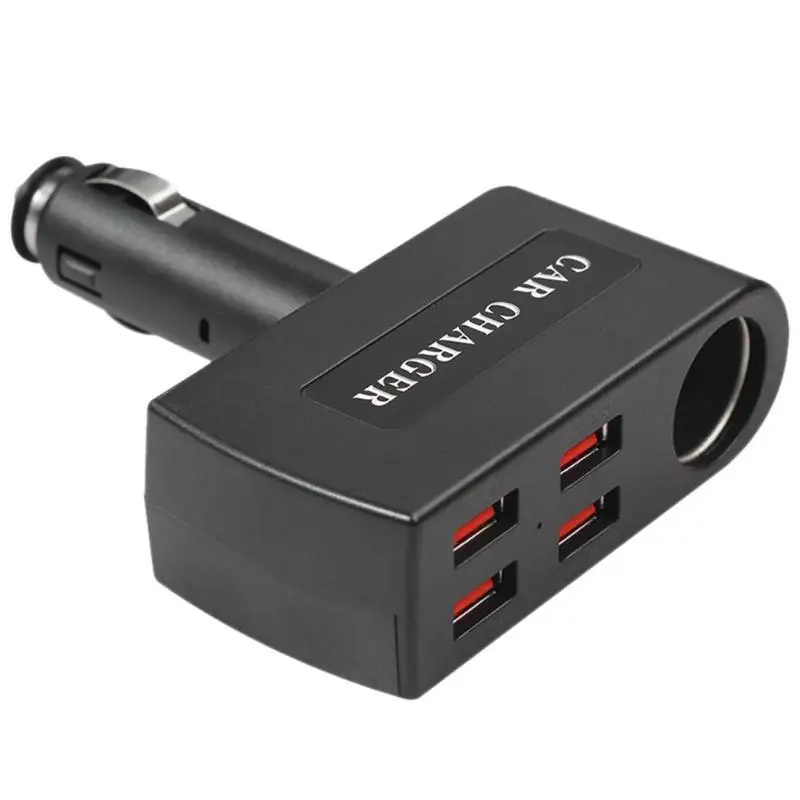 4-Порты и разъёмы USB Автомобильное Зарядное устройство адаптер 12-24 V Авто Автомобильный Разветвитель Прикуривателя QC3.0 + 2A Automovil аксессуары 4-Порты и разъёмы USB Автомобильное Зарядное устройство адаптер 12-24 V Авто Автомобильный Разветвитель Прикуривателя QC3.0 + 2A Automovil аксессуары