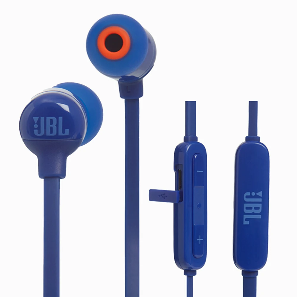 JBL TUNE T110BT беспроводные Bluetooth наушники Магнитная Спортивная гарнитура музыкальные наушники Поддержка громкой связи звонки с микрофоном