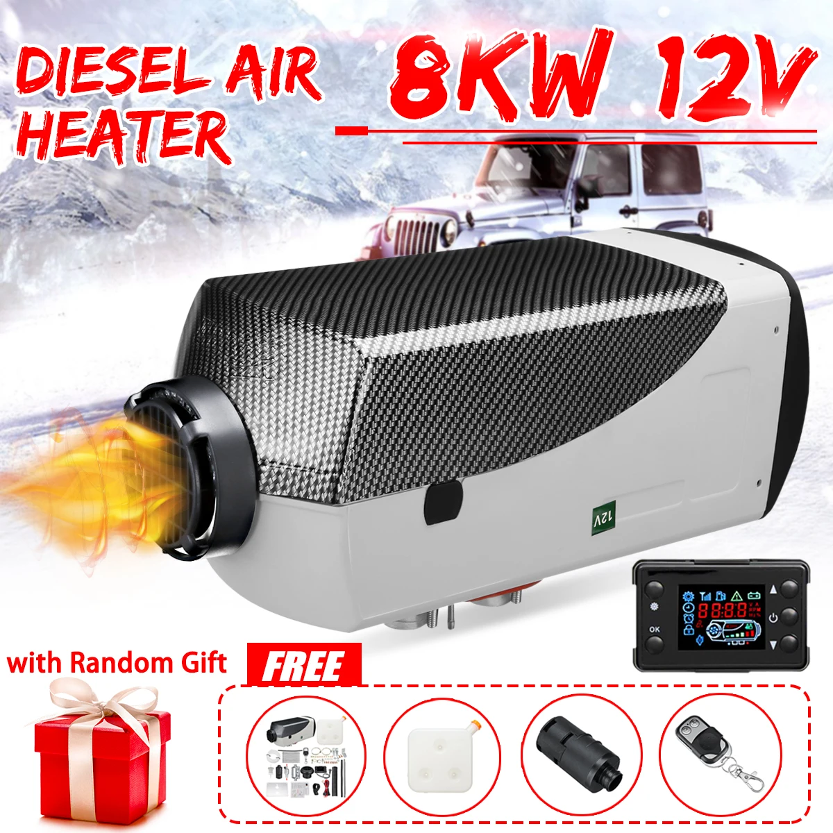 Buy 8KW 12V Air Diesels Heater Parking Heater Car