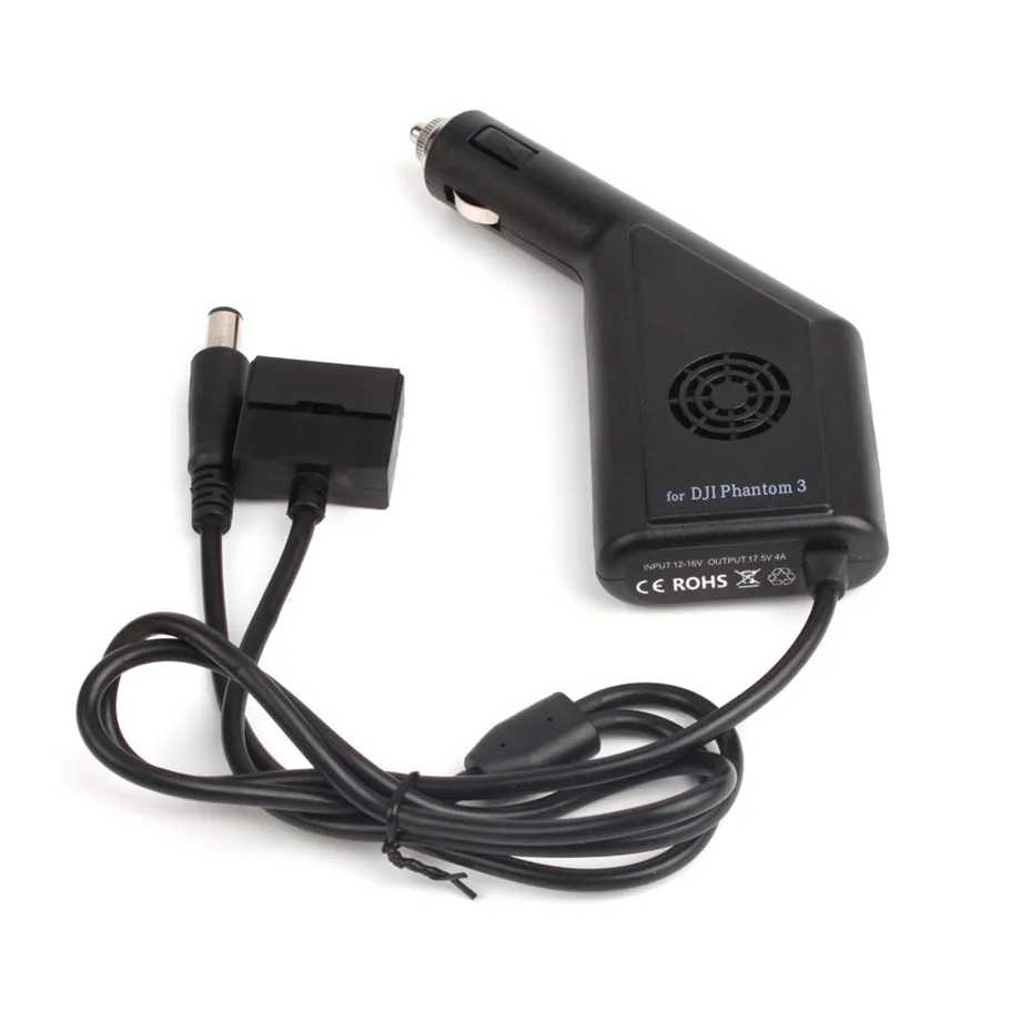 2 in 1 RC Accessories Car Charger Adapter For Phantom 3 Professional/3 SE Battery Remote Controller