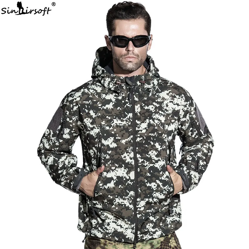 

2018 Jacket Military Army Tactical Men Coat Lurker Shark Skin Soft Shell Windproof Hunting Camping Windbreaker