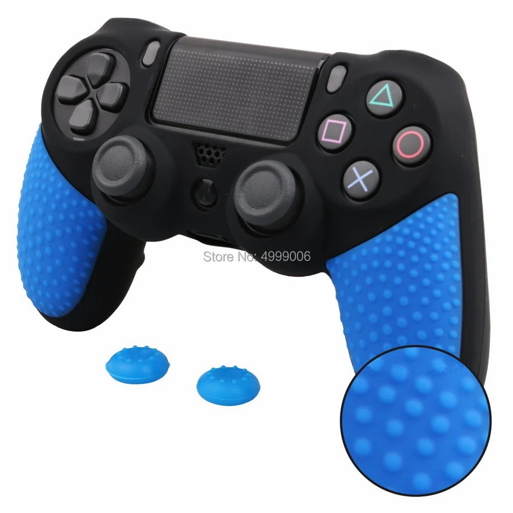 Нескользящий Силиконовый защитный резиновый чехол для геймпада Playstation PS4 Slim