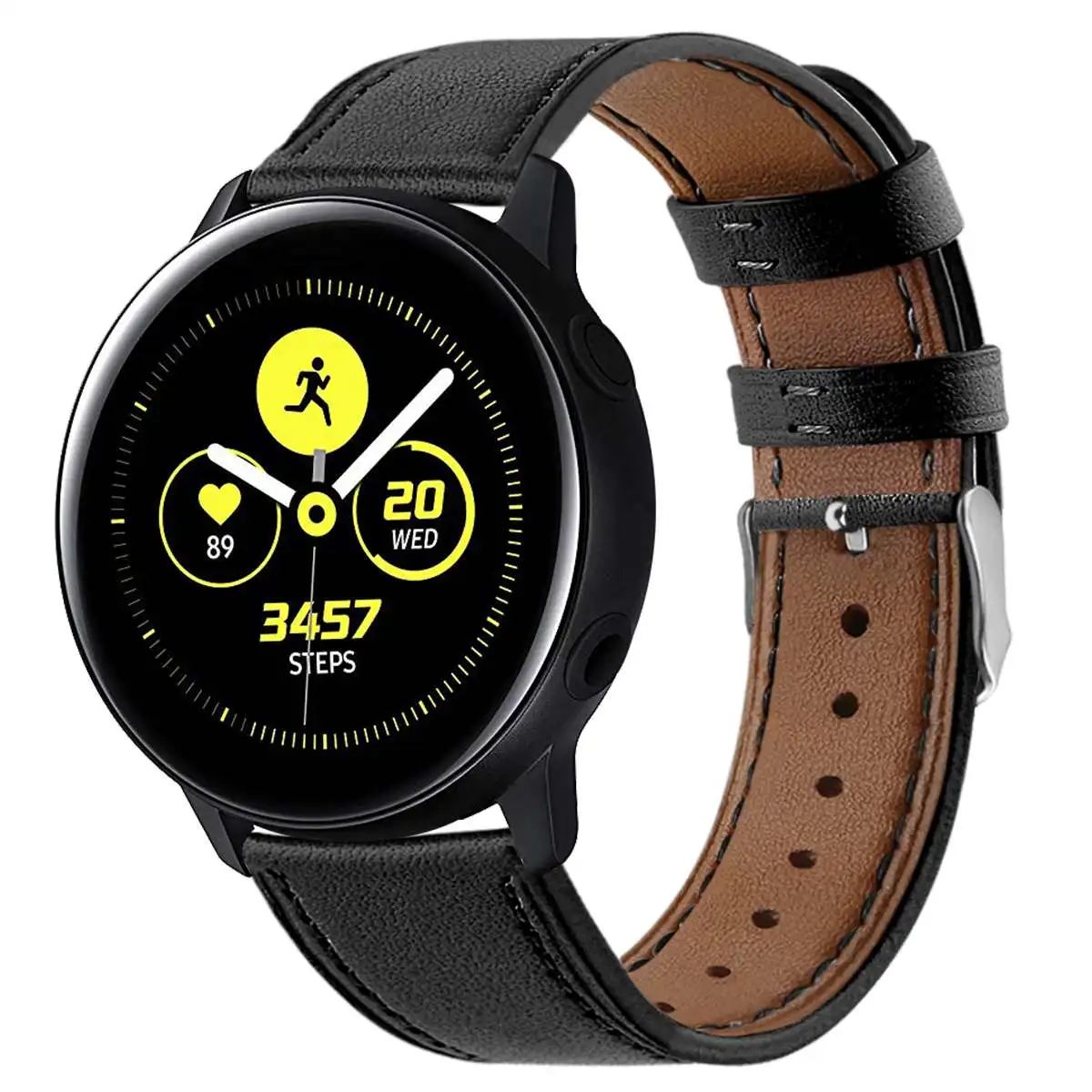 Для Galaxy Watch активный Смарт часы замена кожаный ремешок для часов модный смарт