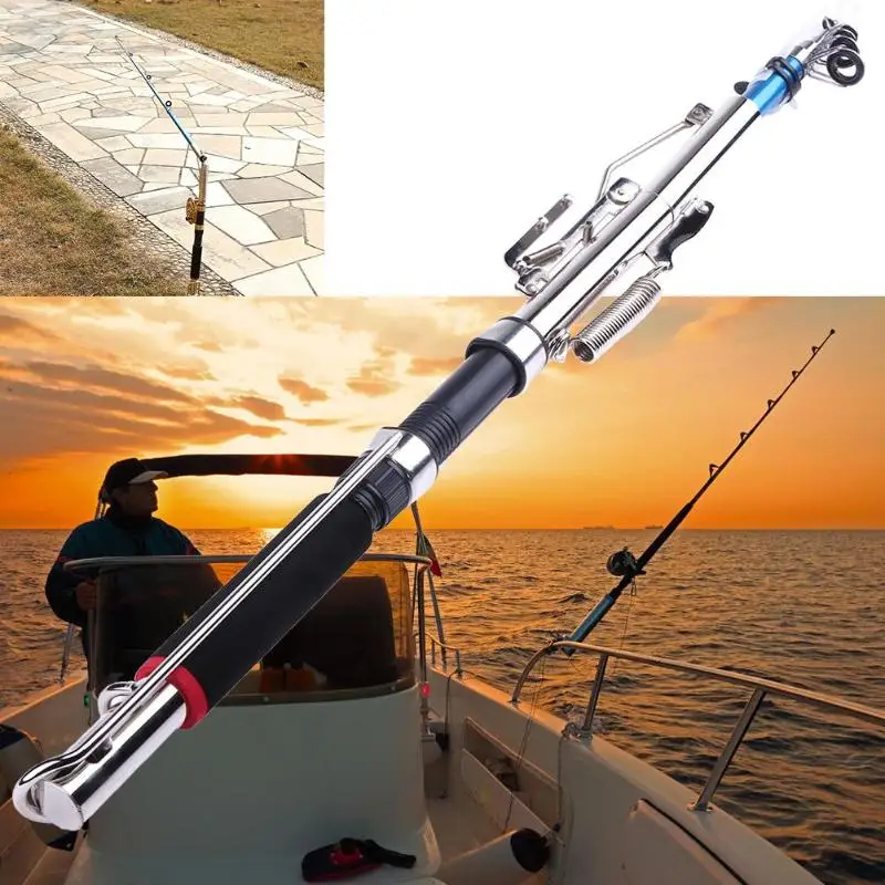 

2.1/2.4/2.7m Automatic Fishing Rod Sensitive Telescopic Fishing Pole Rod Sea Device Ice Glass Fiber Carp Fishing Tackle De Pesca