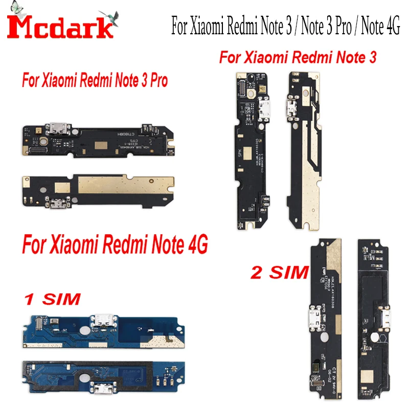 Mcdark New Replacement For Xiaomi Redmi Note 3 Pro Connector Board USB Charging Port Flex Cable 4G | Мобильные телефоны и