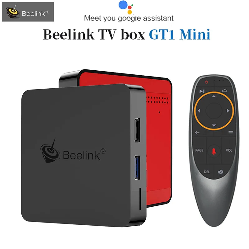 

Original Beelink GT1 MINI Smart TV Box Android 8.1 Amlogic S905X2 Voice Remote Set-Top Box 4K Video Set Top TV Box Media Player