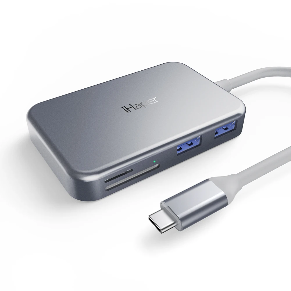 

iHaper C003 7-in-1 USB-C Hub with Type-C Charging / HD Video Output / USB-A 3.0 / Micro SD Card Ports