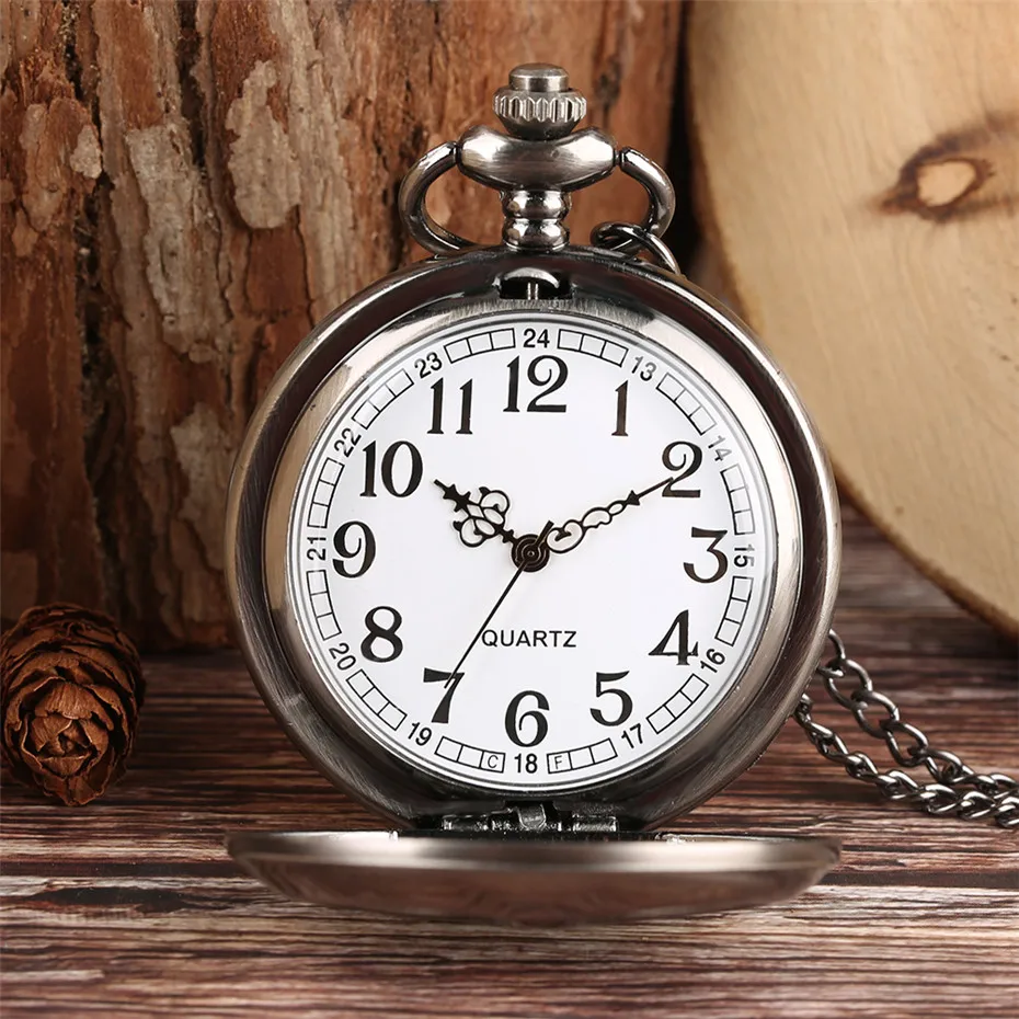Полые карманные часы кварцевые Ретро серый/Бронзовый кулон часы Кошмар перед Рождеством ожерелье часы подарки для детей