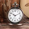 Montre de poche rétro grise/Bronze, à affichage creux, pendentif, montre le cauchemar avant noël, collier, horloge, cadeaux pour enfants ► Photo 2/5