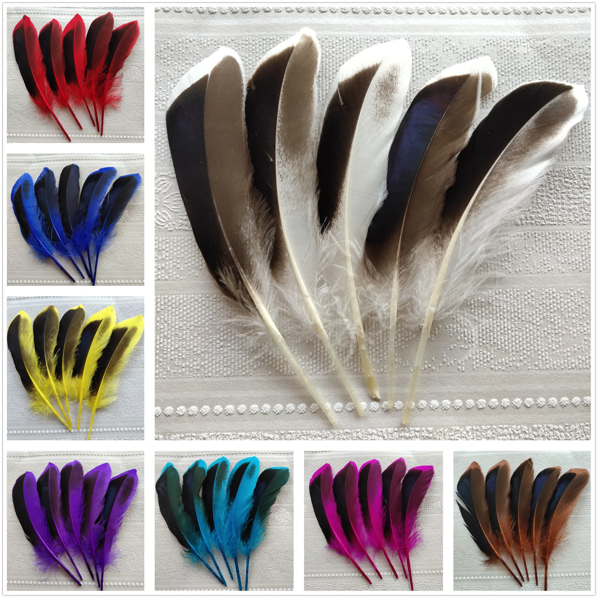 50/100pcs high beautiful quality rooster  naturaltail feathers 4-6inches/10-15cm 