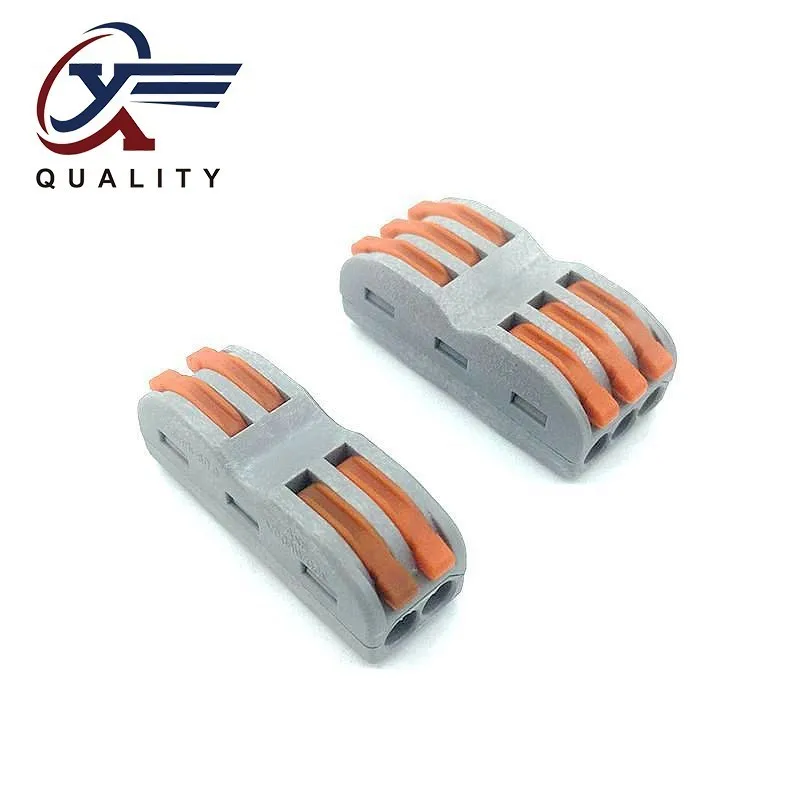 

In bulk Wago Type Electrical Wiring Terminals Household Wire Connectors Fast Terminals For Connection Of Wires Lamps And Lantern