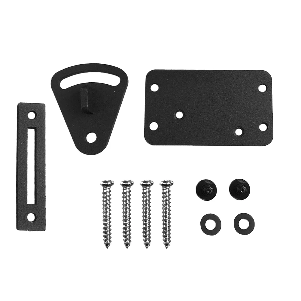 

1 PC Alloy Steel Safety Door Latch Anti-Theft Durable Pull Style Door Lock Set Kit for Rolling Barn Sliding Garage Door