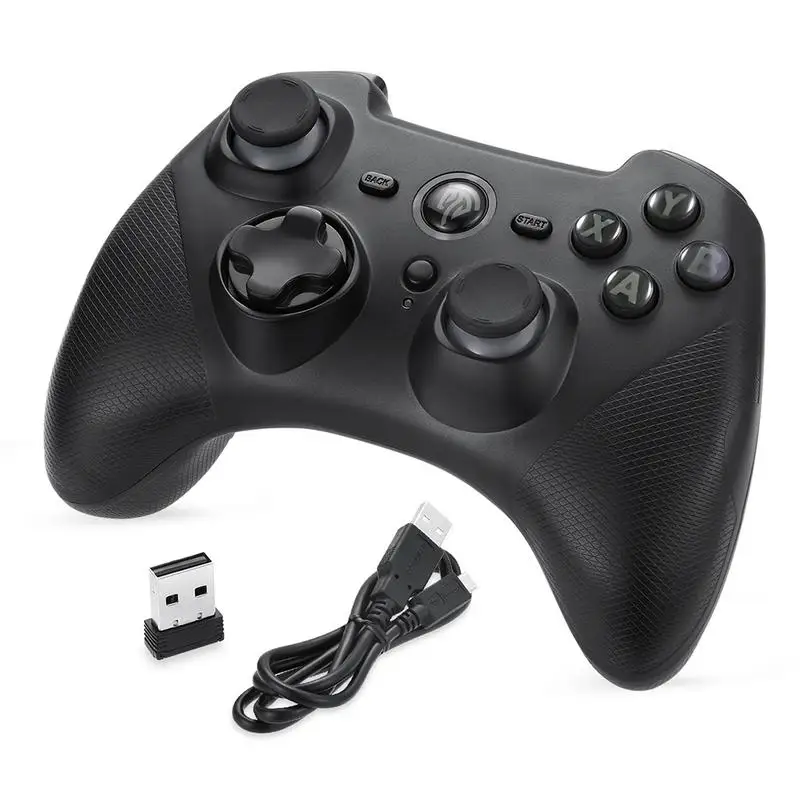 

Wireless Gamepad For EasysMX ESM-9101 2.4G Bluetooth Game Controller Handle 2 Vibration For PS3/OTG Android Tablet/PC/TV TV Box
