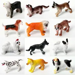 12 шт. ферма моделирование статические товары для собак фигурки животных дома декоративные фигурки цифры украшения игрушечные лошадки